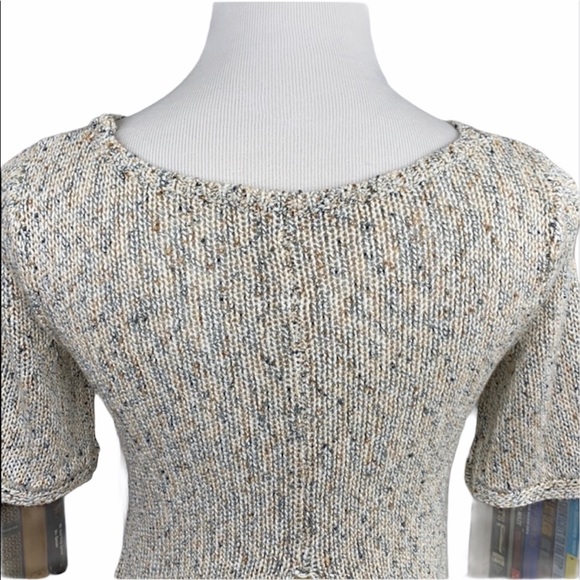 BCBGeneration Cream Tuxedo Hem Sweater - Picture 6 of 11